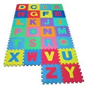 Kiduku - 4 stuks Puzzelmat - speelmat - 144 delige Foamtegels - Zwembadtegels - XXL foam