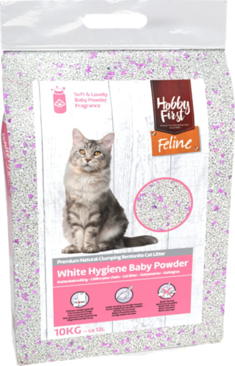 HobbyFirst Feline White Hygiëne Baby Powder 12 liter