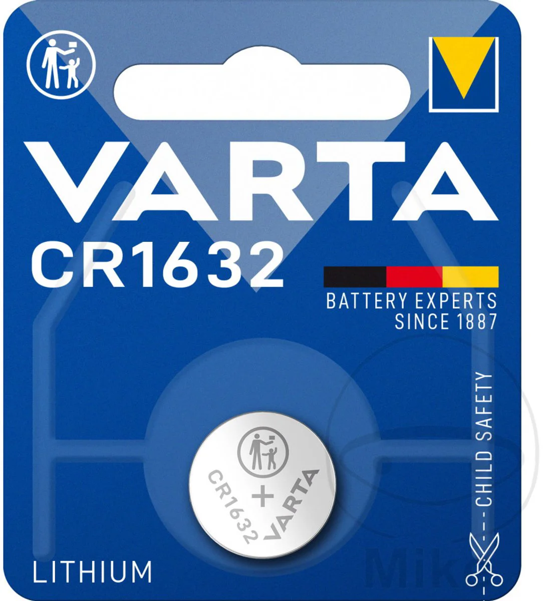 Varta LITHIUM Coin Batterijen CR1632 Blister
