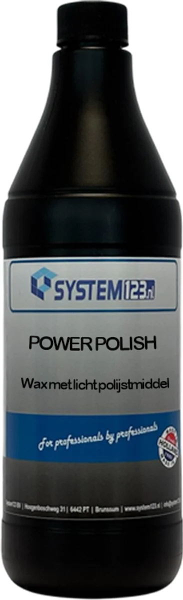 System123 Power Polish - autoreiniger met Carnauba wax - 750 ML