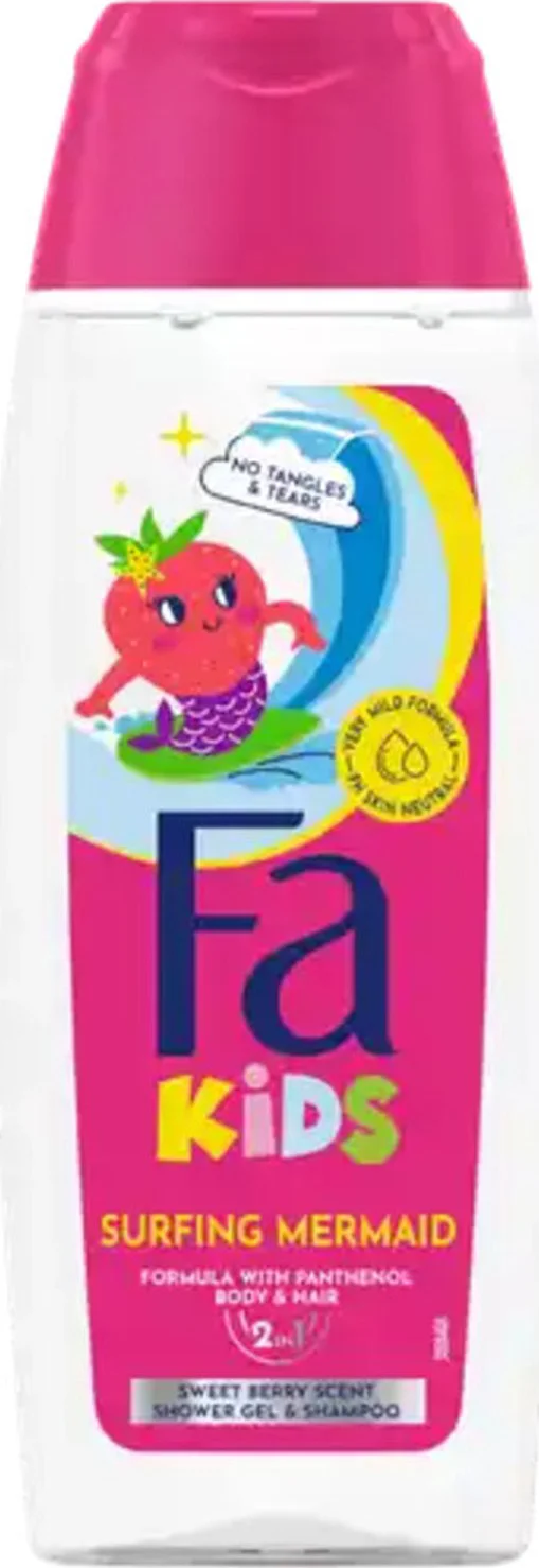 Fa Kids Douchegel & Shampoo Surfing Mermaid 250ML