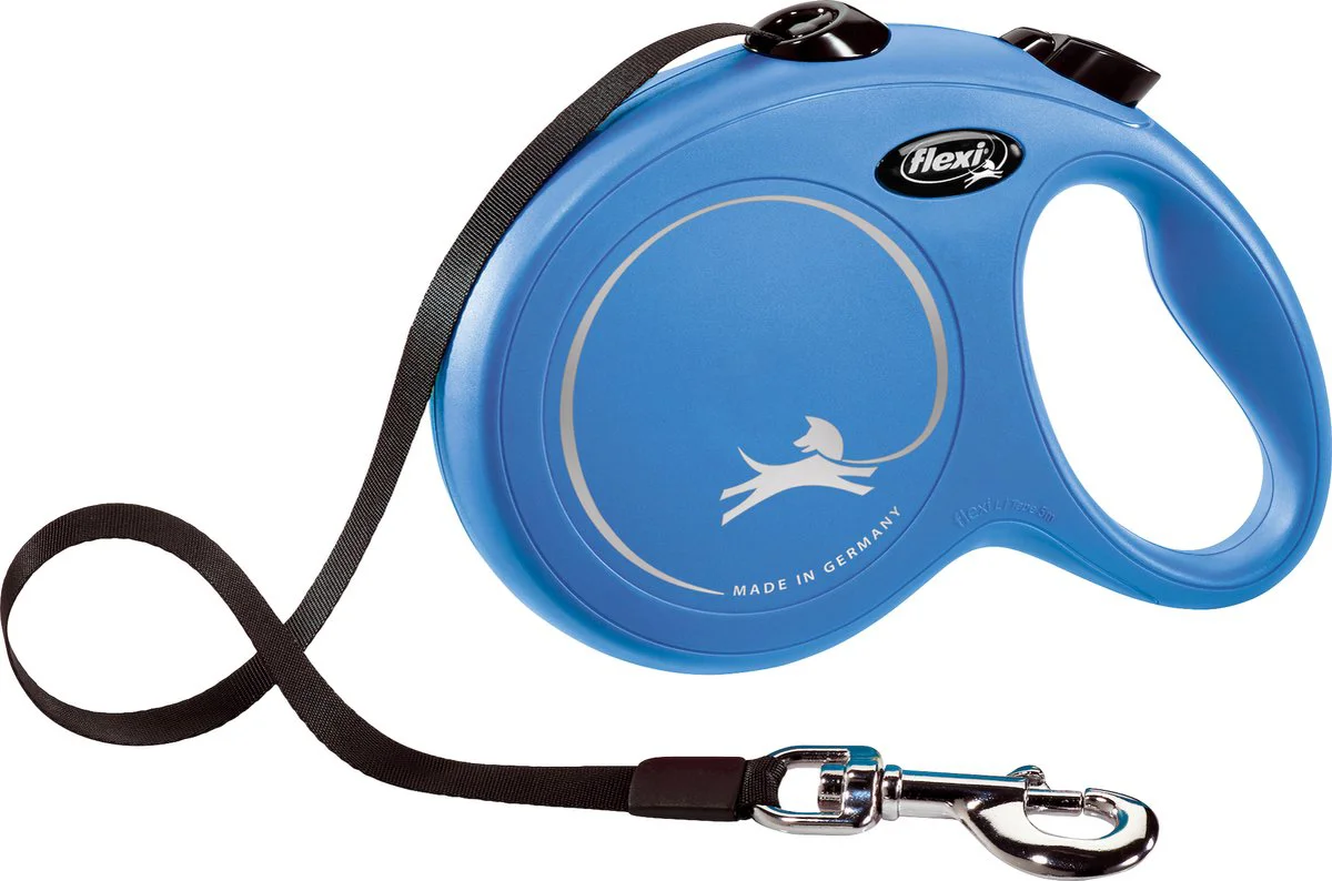Flexi Rollijn Classic Tape 5 mtr tot 50 kg Blauw