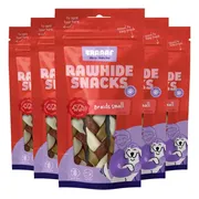 5x Braaaf Hondensnack Twister Vlecht Klein 12 cm 80 gr