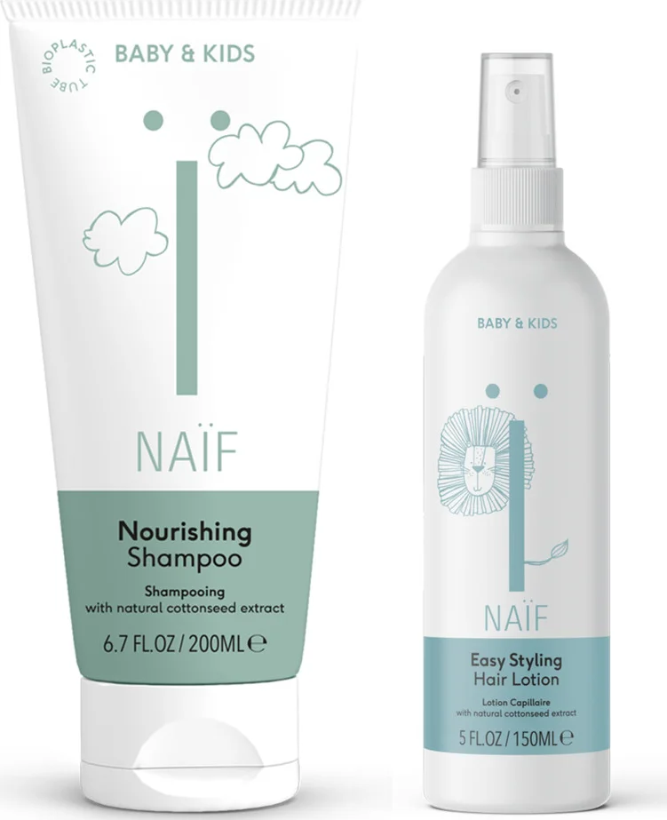 Naïf Shampoo en Haarlotion Baby & Kids Pakket