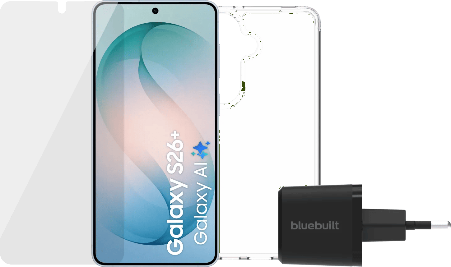 Samsung Galaxy S26 Plus 512GB Lichtblauw 5G + Compleet Accessoirepakket