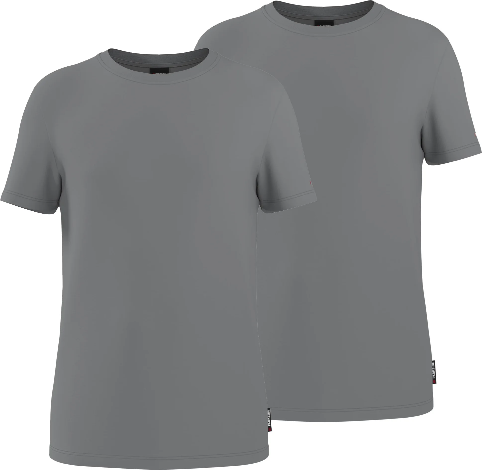 PARKSIDE Set van 2 heren T-shirts (Grijs, XL)