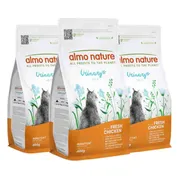 3x Almo Nature Kattenvoer Droog Urinary Help Kip 400 gr