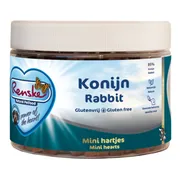 6x Renske Gezonde Beloning Mini Hartjes Hondensnack Konijn 300 gr
