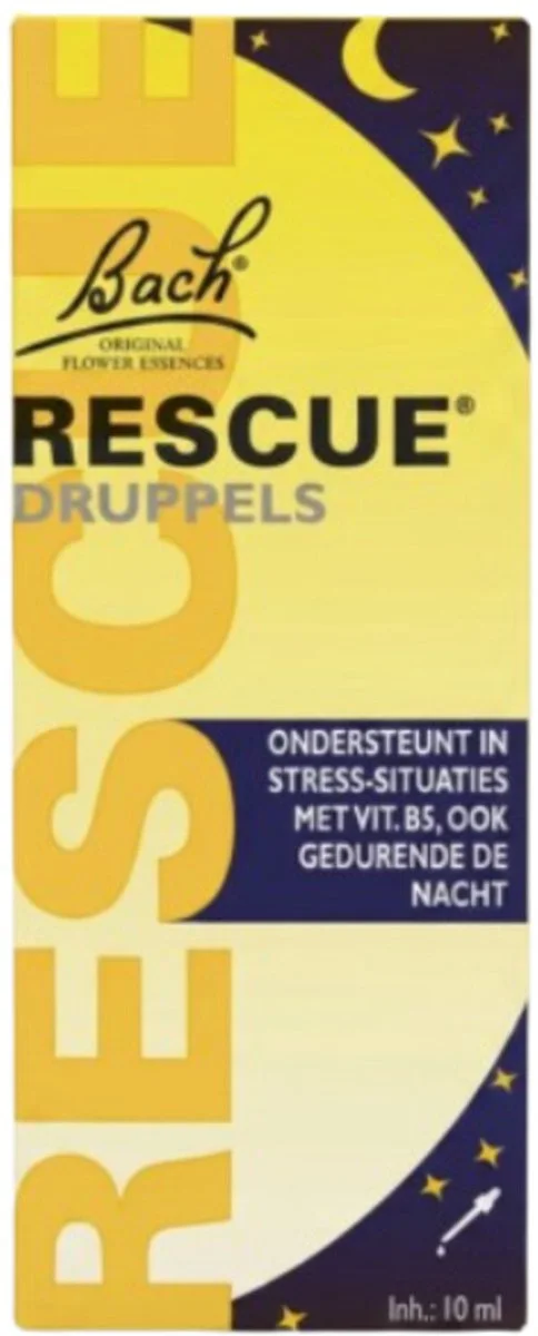 Bach Rescue Nacht Druppels Zonder Alcohol 10ML