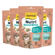 4x GimCat Kattensnack Nutri Dental Bites 40 gr