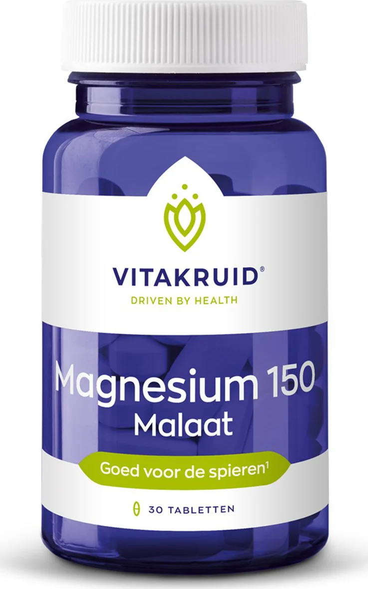 Vitakruid Magnesium 150 Malaat Tabletten 30TB