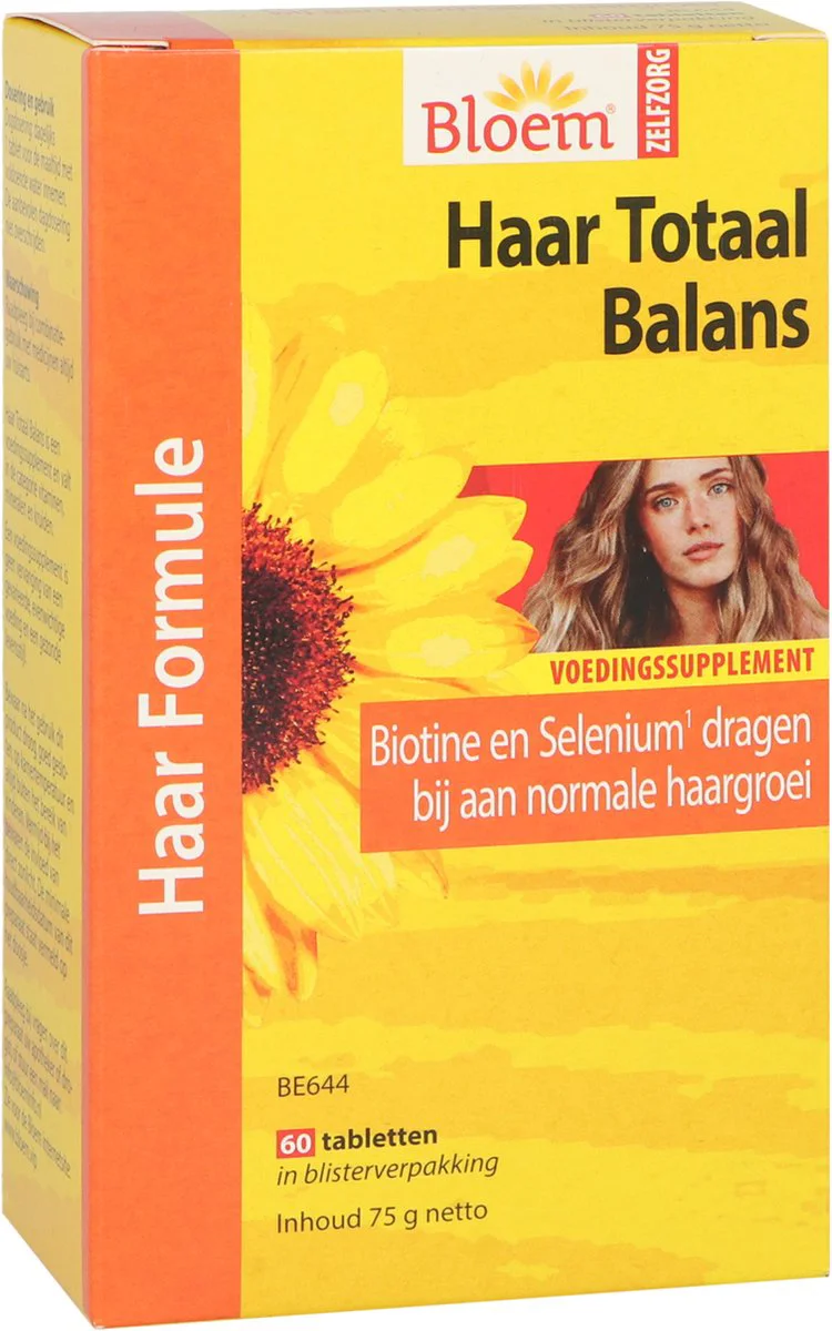Bloem Haar Totaal Balans Tabletten 60TB