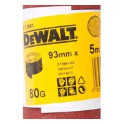 DeWALT DT3591 P80 Schuurpapier rol 5m x 93mm