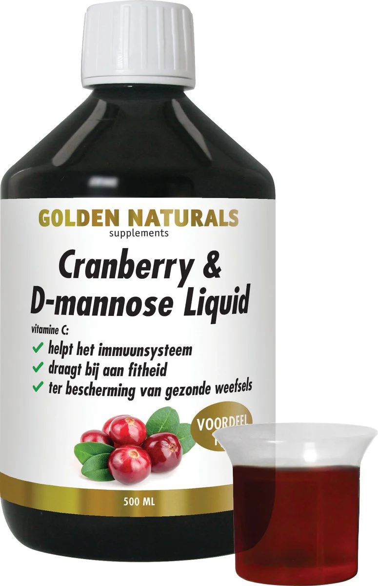 Golden Naturals Cranberry D Mannose Liquid 500 ml