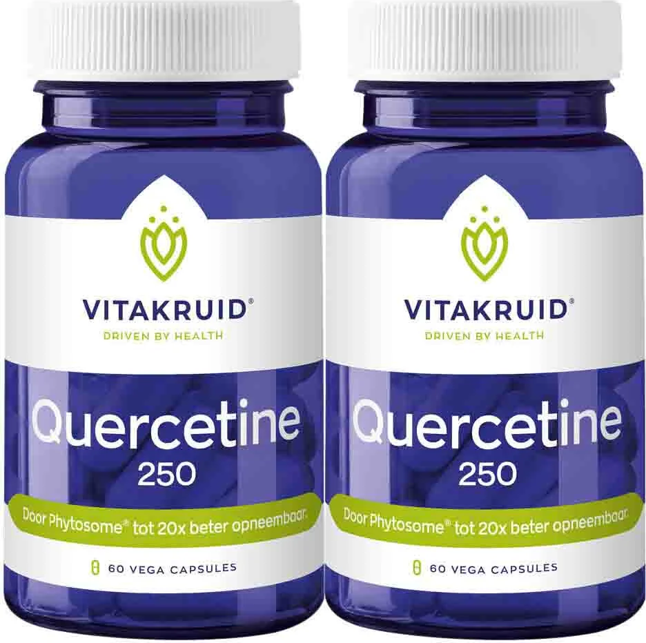 2x Vitakruid Quercetine 250 60 vegancapsules