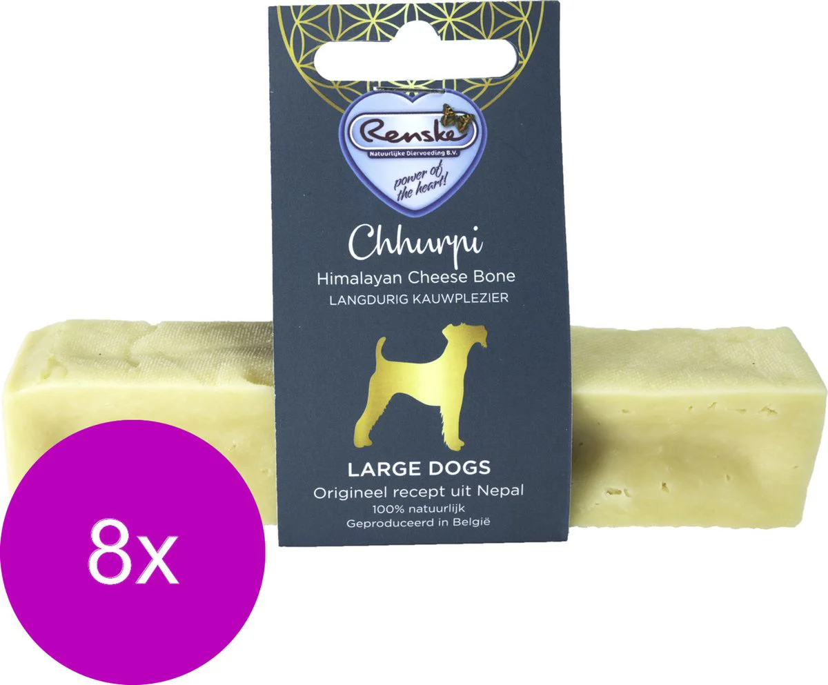 8x Renske Chhurpi Himalayan Kauwkluif L 90 gr