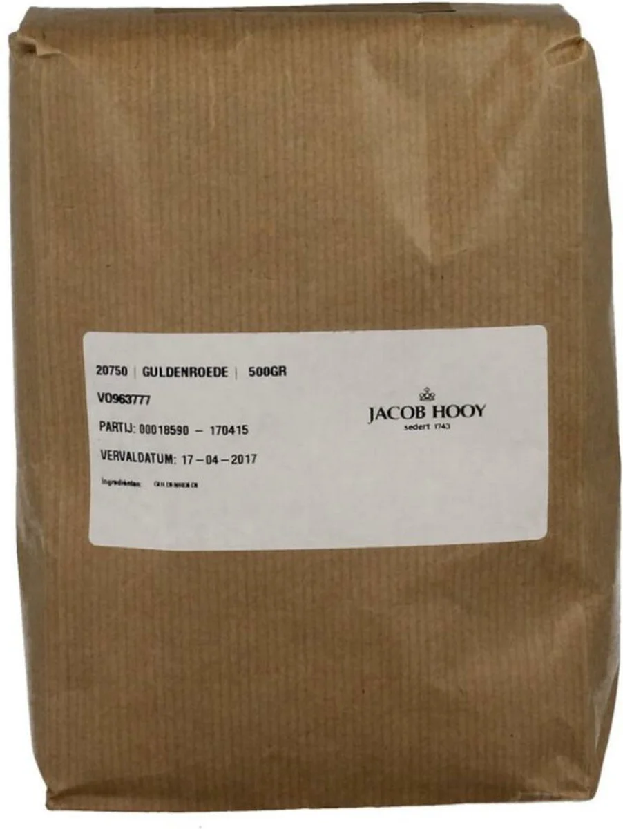 Jacob Hooy Guldenroede Blad Gesneden 500GR