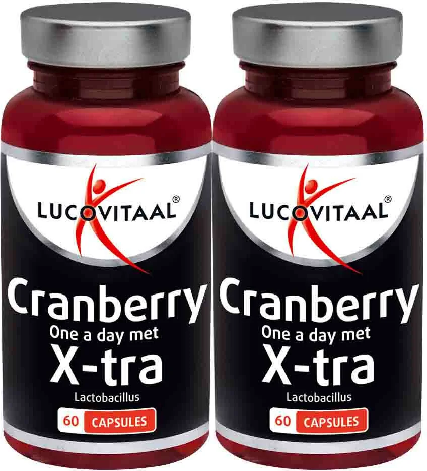2x Lucovitaal Cranberry X-tra 60 capsules