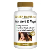2x Golden Naturals Haar, Huid & Nagels 180 vegacapsules