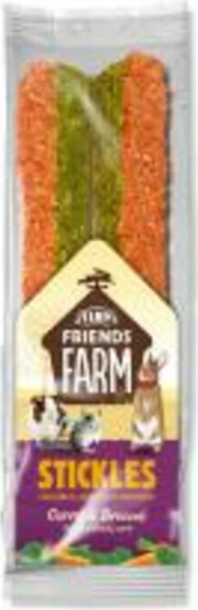 8x Tiny Friends Farm Knaagdierstick Wortel - Broccoli 100 gr