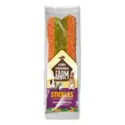 8x Tiny Friends Farm Knaagdierstick Wortel - Broccoli 100 gr