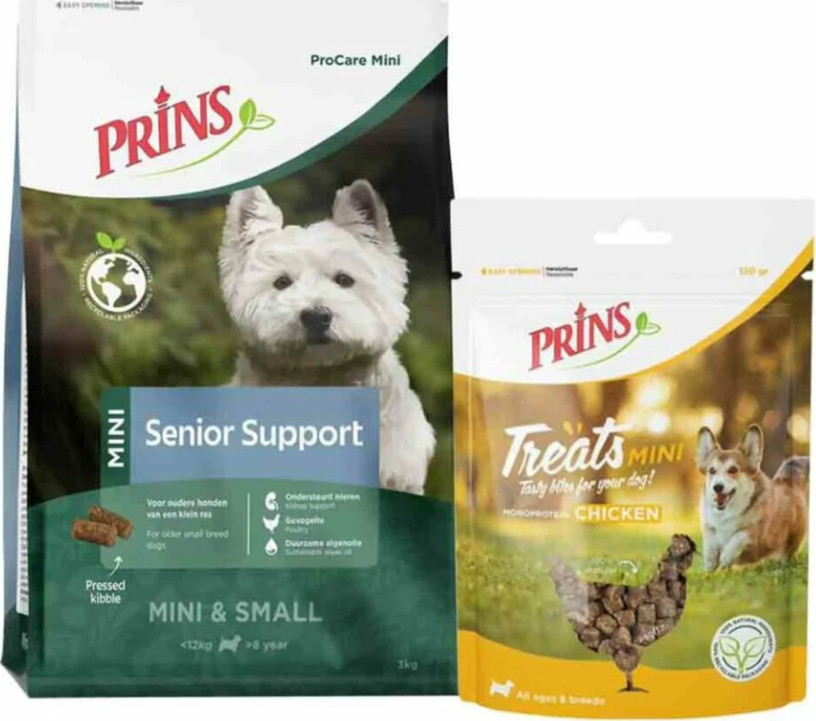Prins ProCare Mini Senior Support & Treats Chicken Mini Pakket