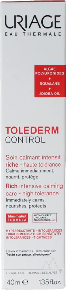 Uriage Tolederm Control Riche 40ML