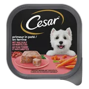 Cesar Hondenvoer Nat Primeur Kalf & Worteltjes 300 gr