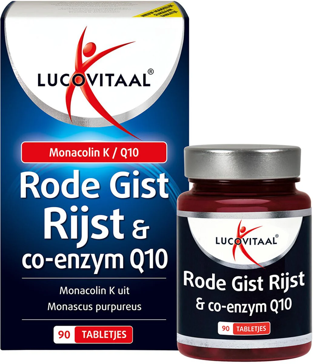 2x Lucovitaal Rode Gist Rijst & Q10 90 tabletten