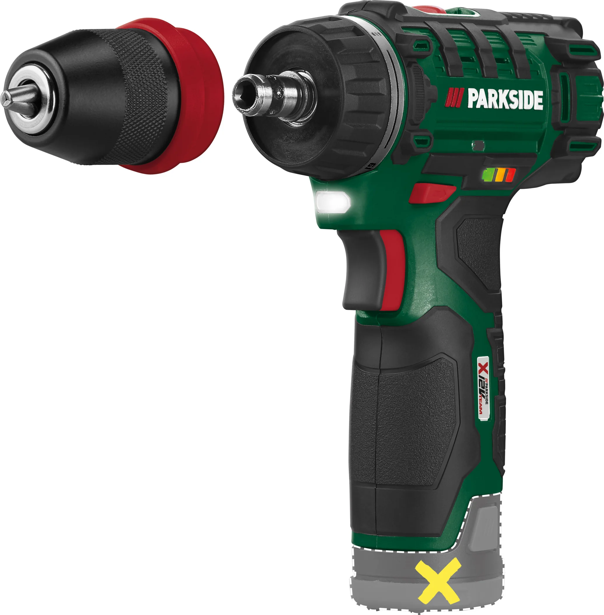 PARKSIDE Accu-boormachine 12 V zonder accu en lader