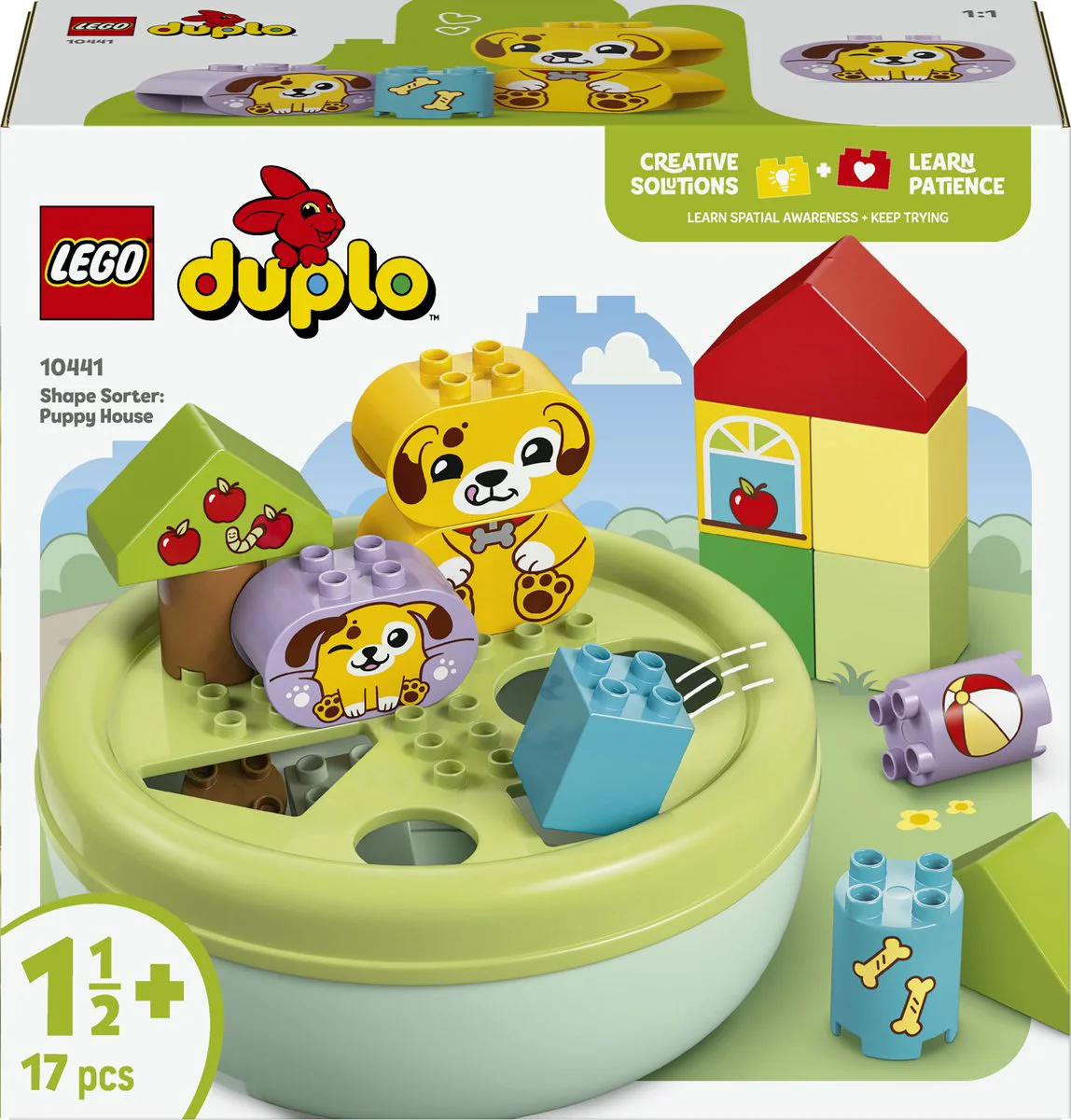 LEGO DUPLO Vormenstoof: puppyhuis 10441