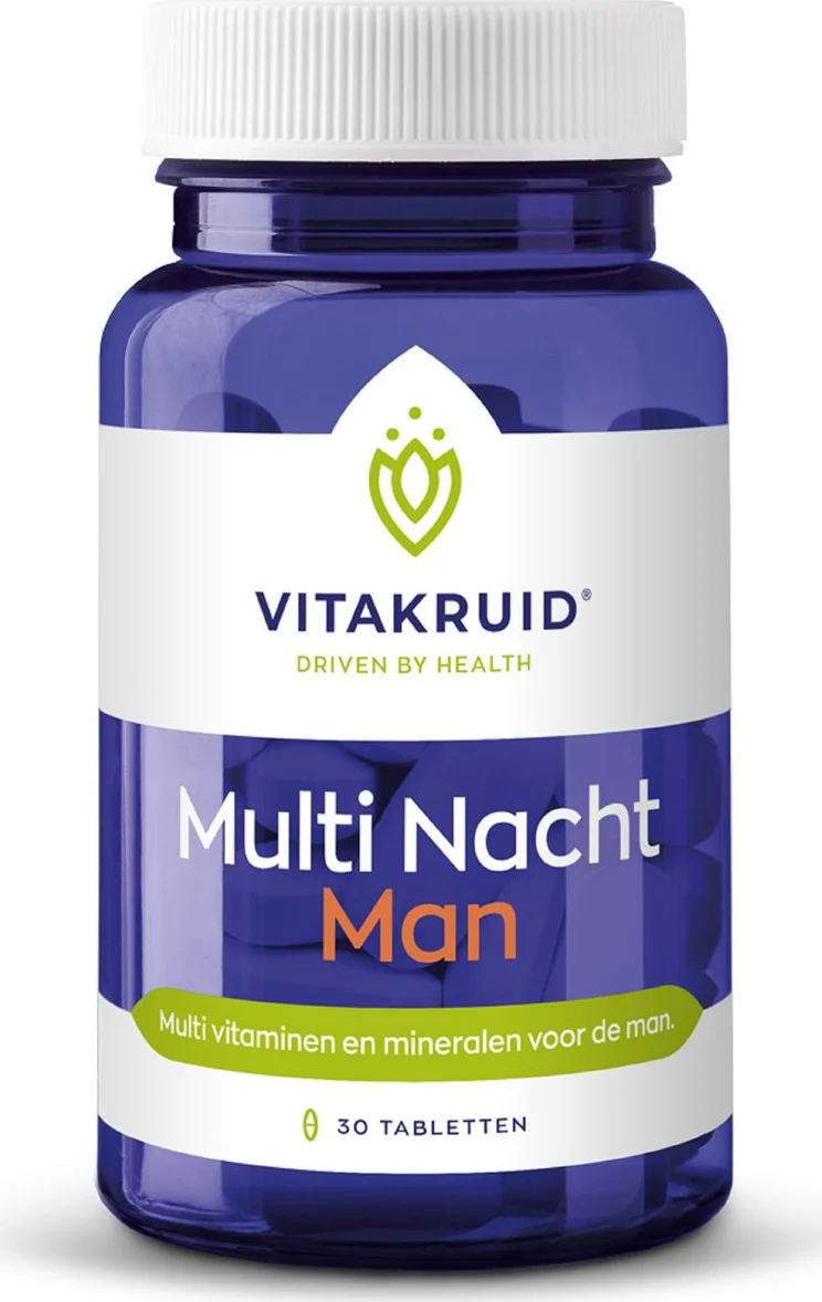 Vitakruid Multi Nacht Man 30 tabletten