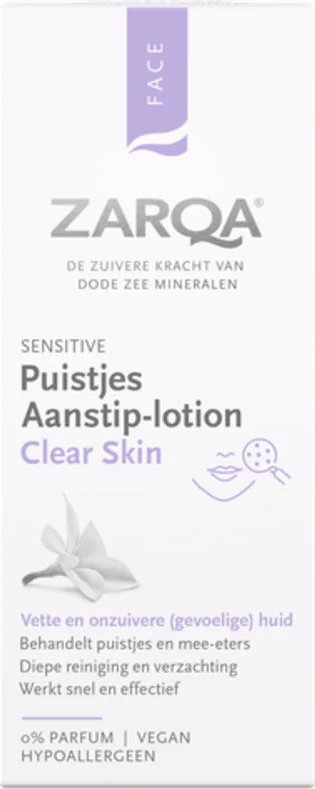 2x Zarqa Clear Skin Puistjes Aanstip-lotion 20 ml