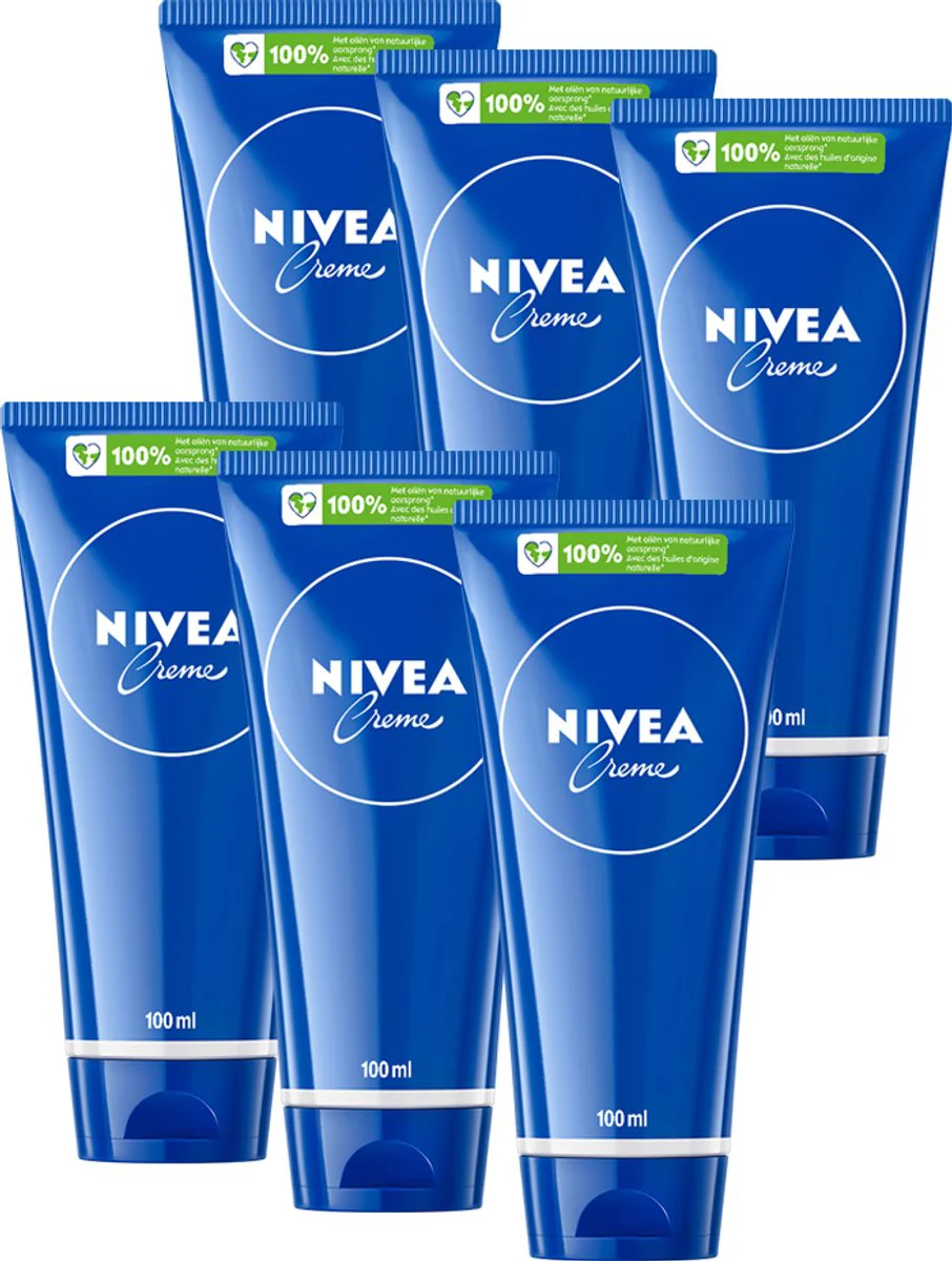6x NIVEA Creme Tube 100 ml