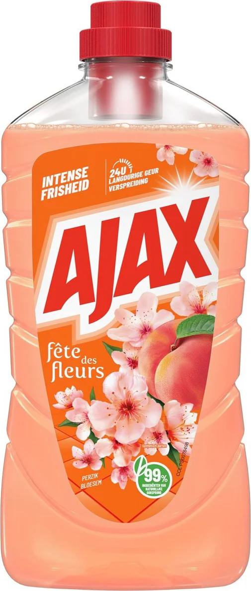 Ajax Allesreiniger Fête Des Fleurs Peach 1 liter
