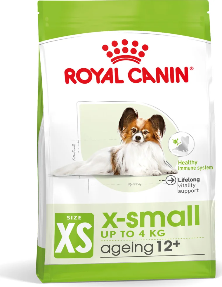 6x Royal Canin Hondenvoer Droog X-Small Ageing 12+ 1,5 kg
