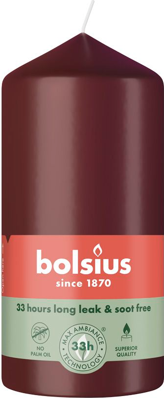 Bolsius Stompkaars 120/58 Velvet Red