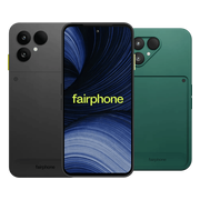 Fairphone 6+ 256GB Zwart 5G + Fairphone Back Cover Groen