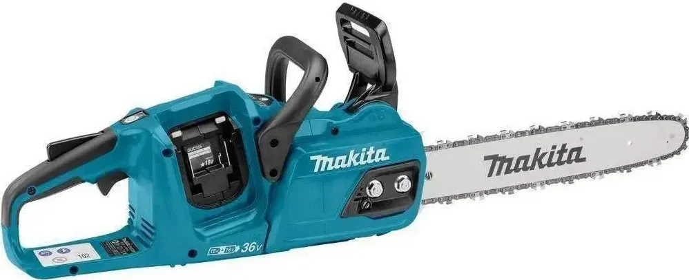 Makita DUC355PT4J Accu Kettingzaag 35cm 2x18V 5.0Ah met Mbox