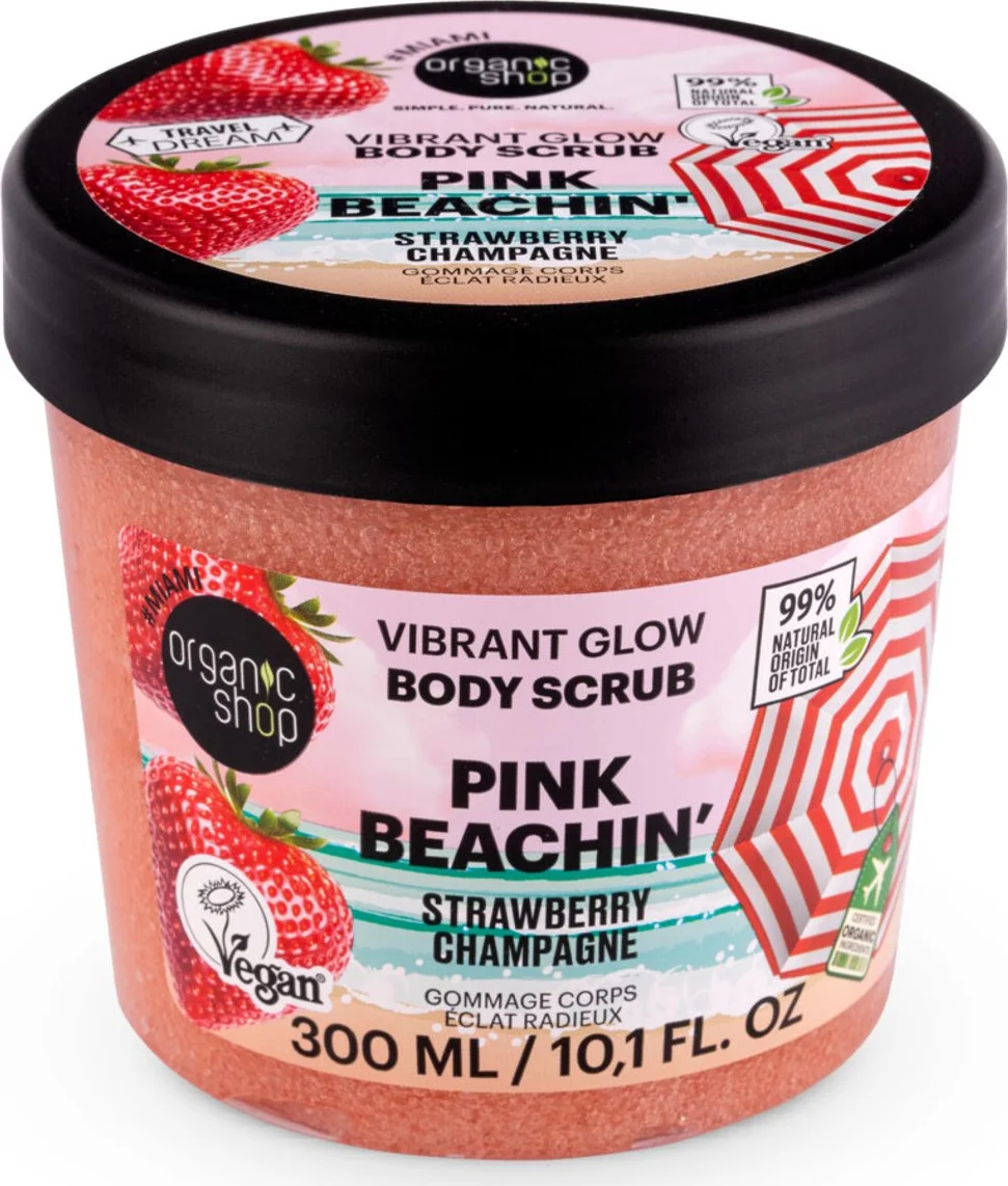Organic Shop Body Scrub Pink Beachin' 300ML