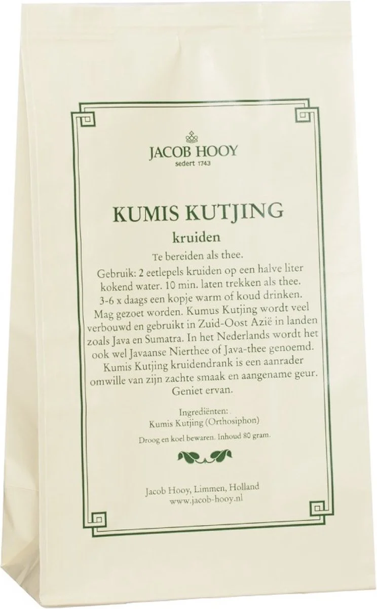 Jacob Hooy Kumis Kutjing Gesneden 80GR
