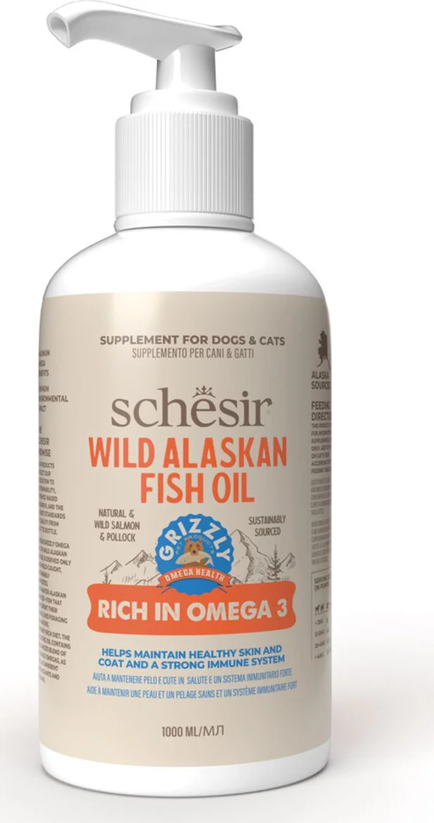 Schesir Grizzly Wild Alaskan Fish Oil 1000 ml