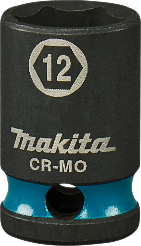 Makita E-15936 Impact Black Krachtdop 3/8" kort | 12 mm