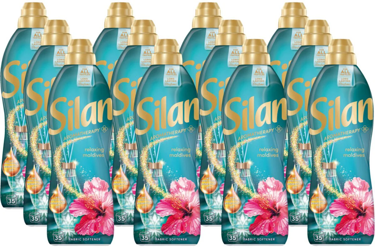12x Silan Wasverzachter AT Relaxing Maldives 35 Wasbeurten 770 ml