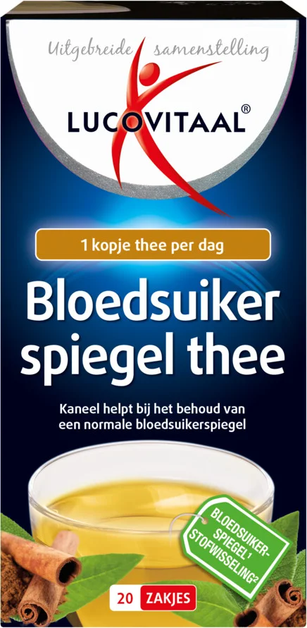 10x Lucovitaal Bloedsuikerspiegel Thee 20 zakjes