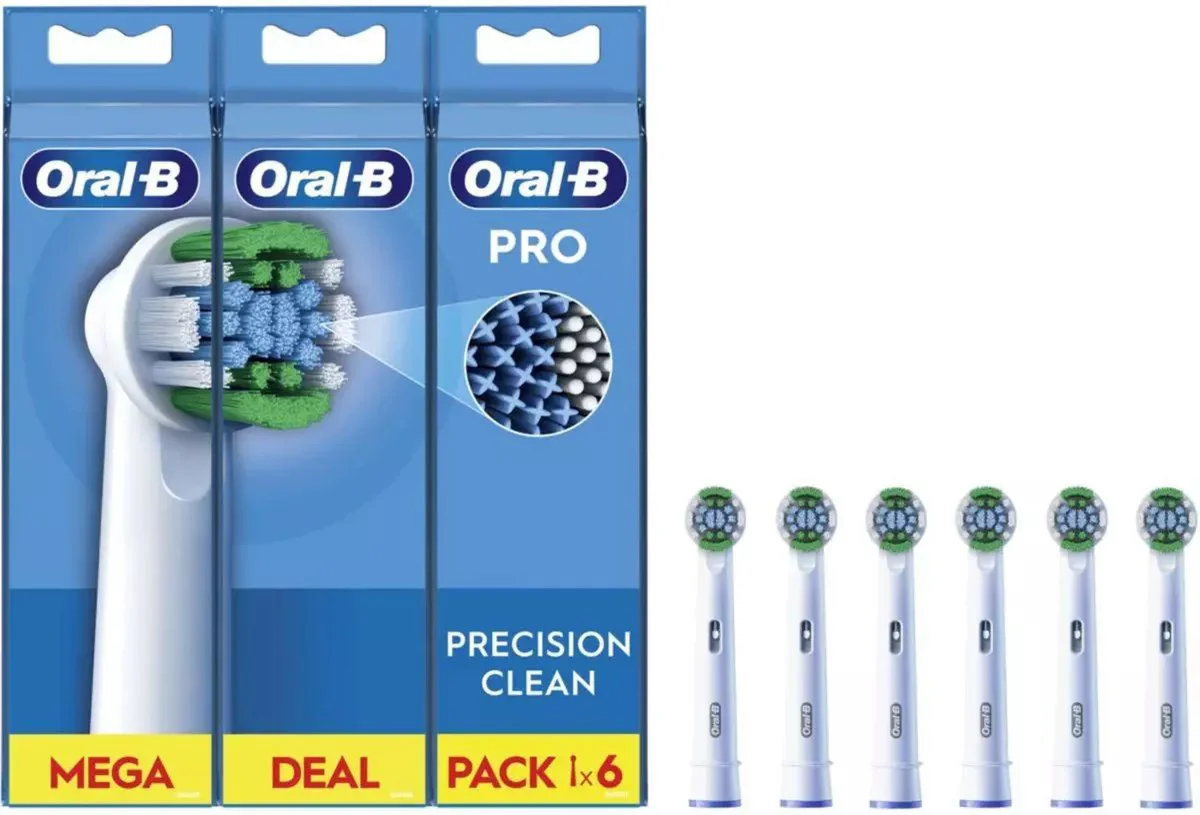 Oral-B Opzetborstels Precision Clean 6ST