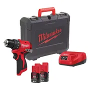Milwaukee M12 BLDDRC-202C Accu schroefboormachine 12V 2.0Ah in koffer - 4933499686