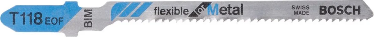 Bosch Professional T118EOF PRO Metal curve Decoupeerzaagblad VE=5 - 2608634237