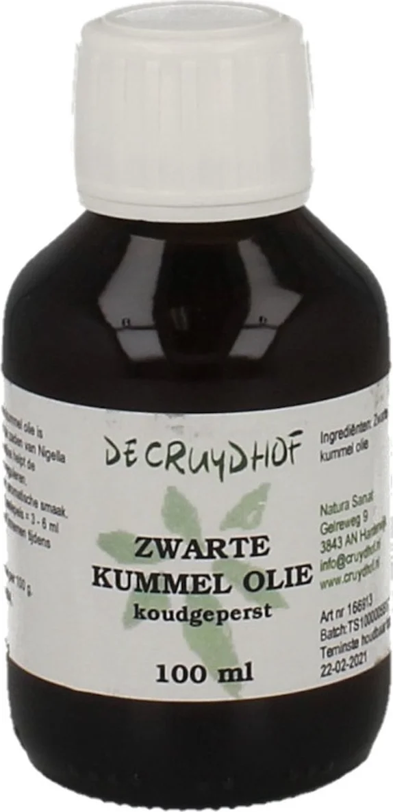 Cruydhof Zwarte Kummel Olie 100ML
