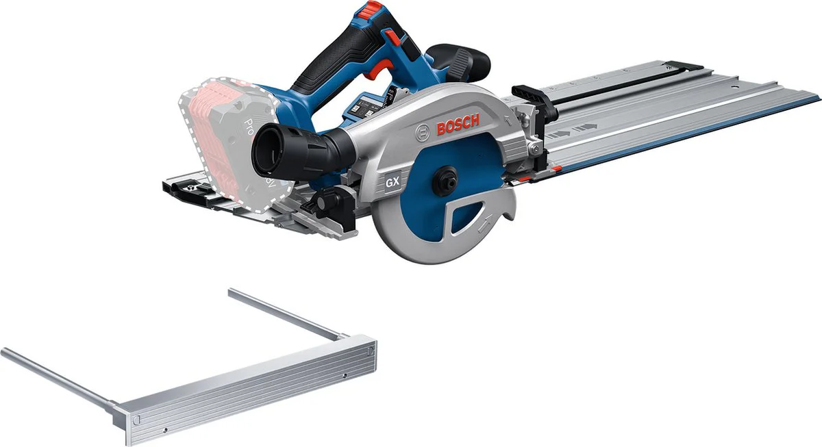 Bosch Professional PRO GKS 18V-57-2 GX Accu cirkelzaag 165 mm + FSN 440 X Afkortrail - 06016C1003